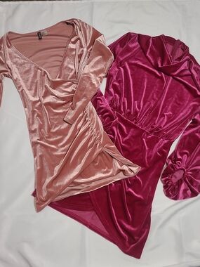 H&M Pink Satin-Look Top